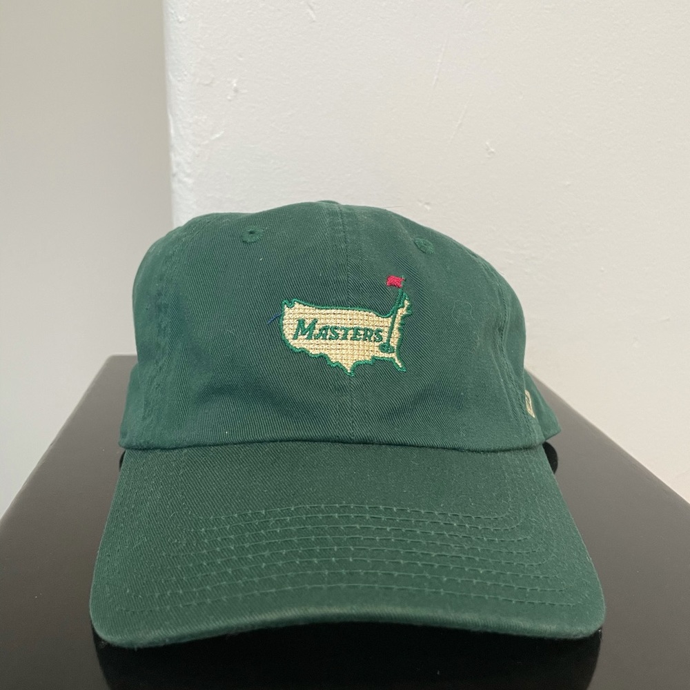 Rare Green Masters Needle Point Golf Hat